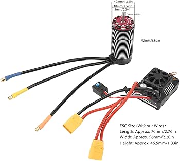 1/8 ブラシレスモーター　ESC セット 61wnDznXr+L._AC_UF350,